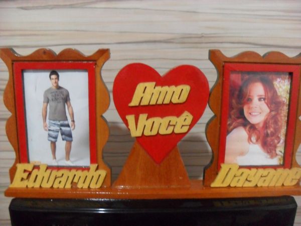 2 Foto com Coração Grande no meio 10x15